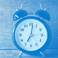 Clock showing it's time to talk to your doctor